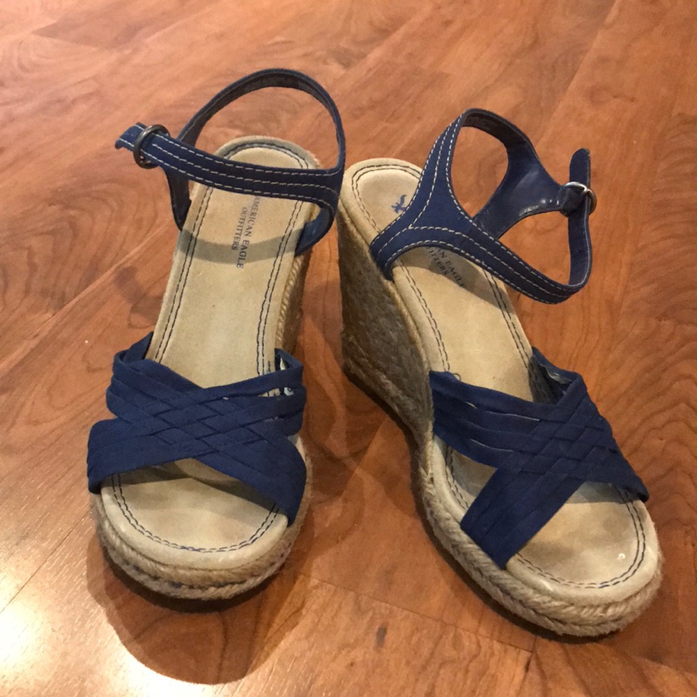 AE navy espadrilles